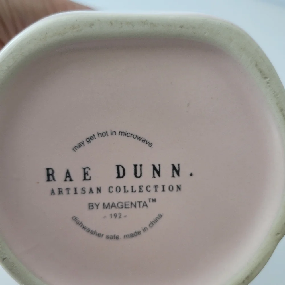 Rae Dunn HOT MESS Mug - PINK - Ceramic - very rare!